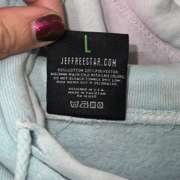Jeffree Star Tie-Dye Hoodie | Size: L - Picture 4 of 6